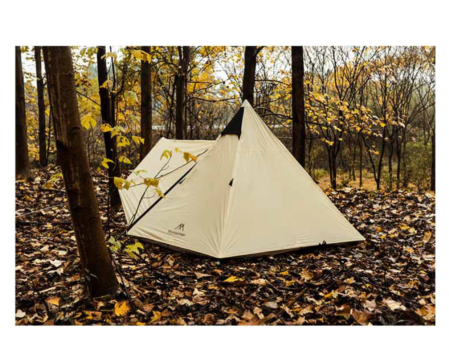 Cheap Goat Tents Luxury Waterproof Polyester Large Tents With Tarp Camping Spire Yurt High Quality Indian Pyramid Black Tent   
